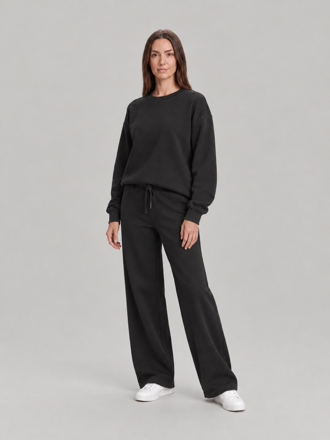 Sweatset met trui en wijde broek voor dames – Merel