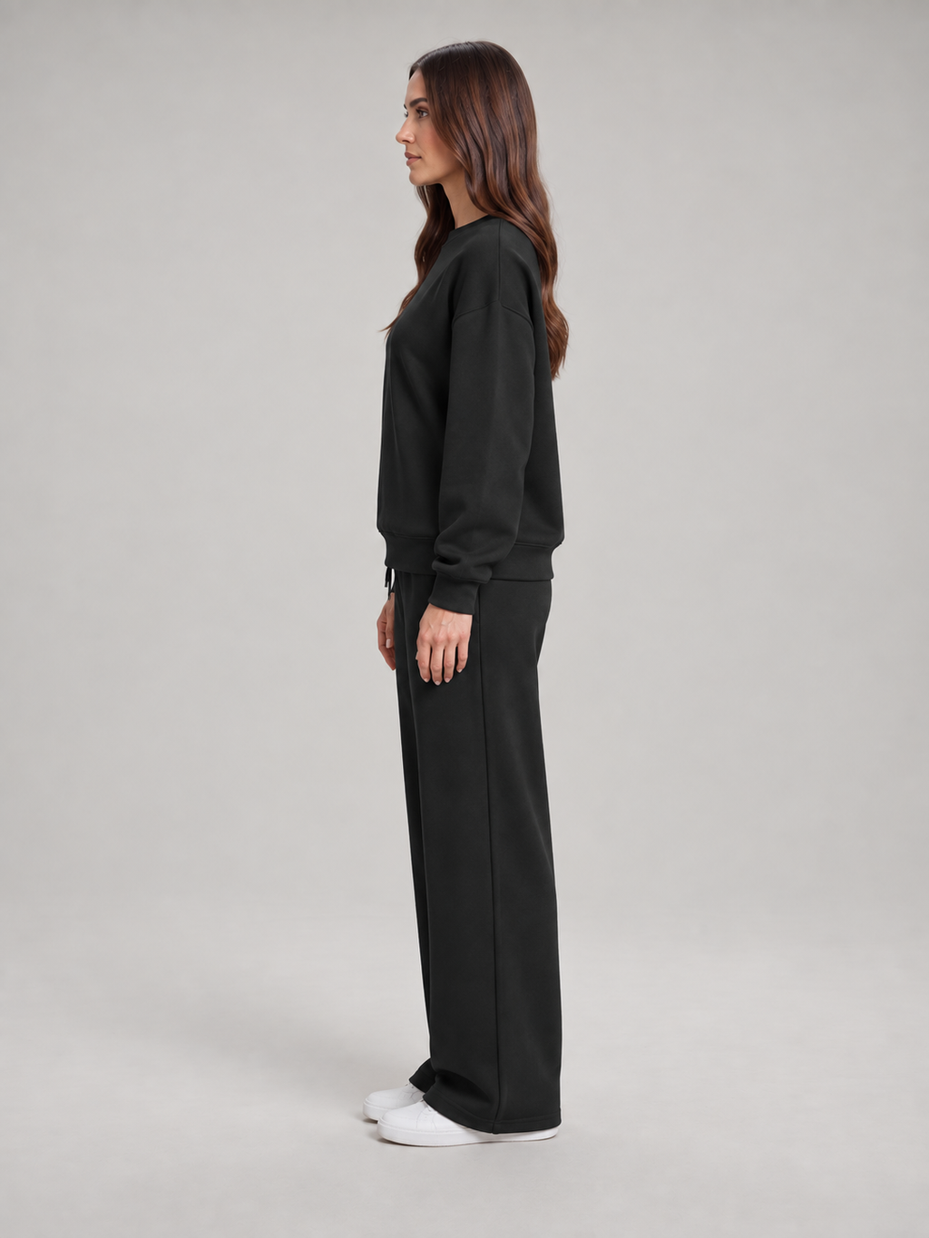 Sweatset met trui en wijde broek voor dames – Merel