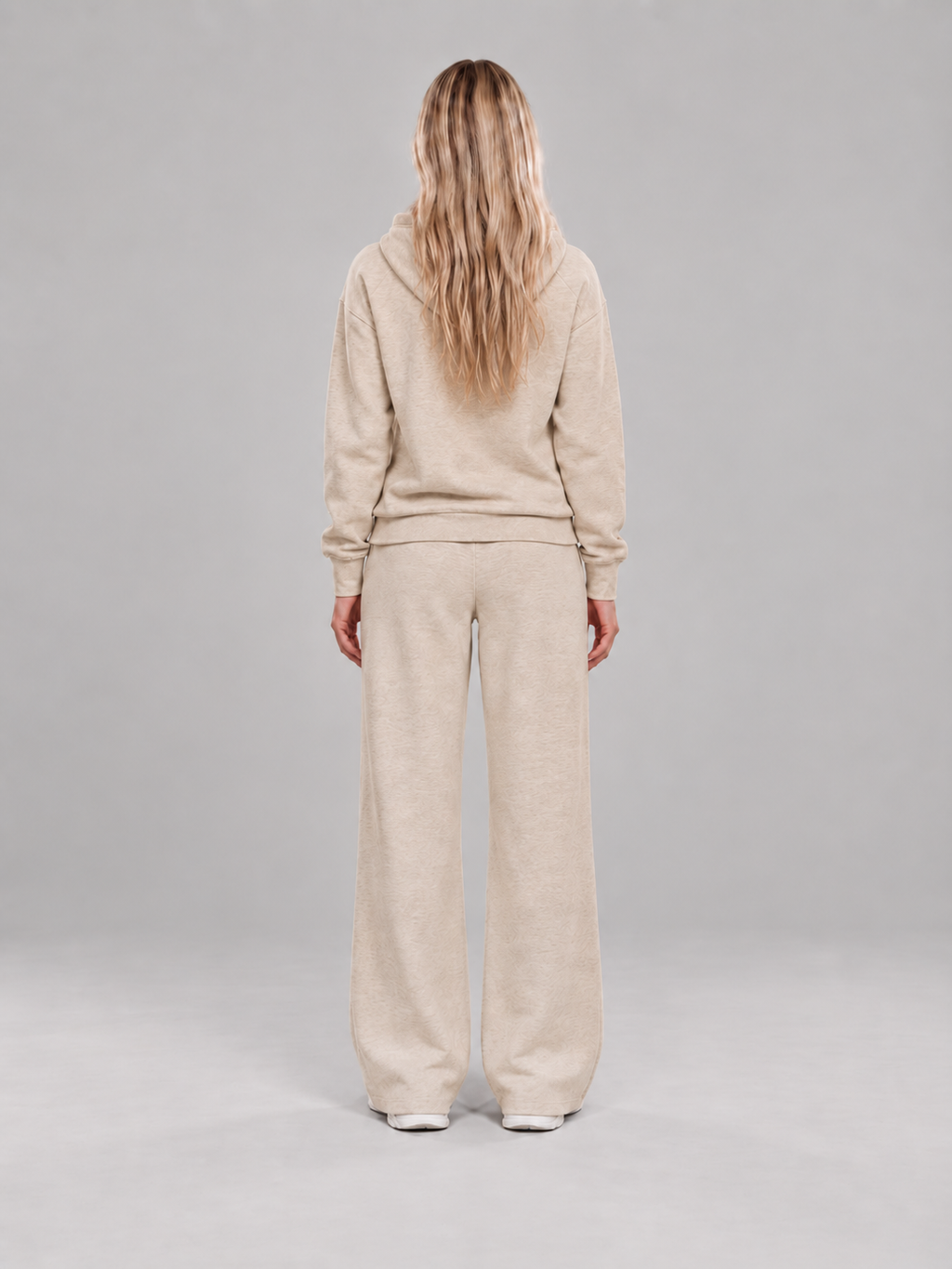 Loungeset met hoodie en wijde broek voor dames – Mirjam