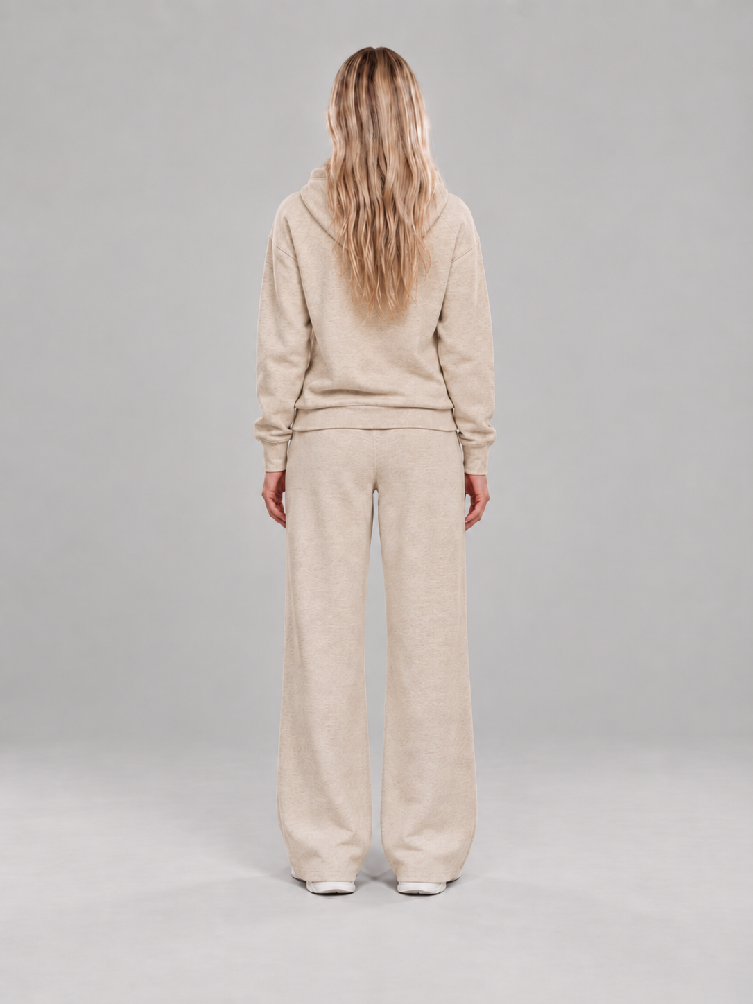 Loungeset met hoodie en wijde broek voor dames – Mirjam