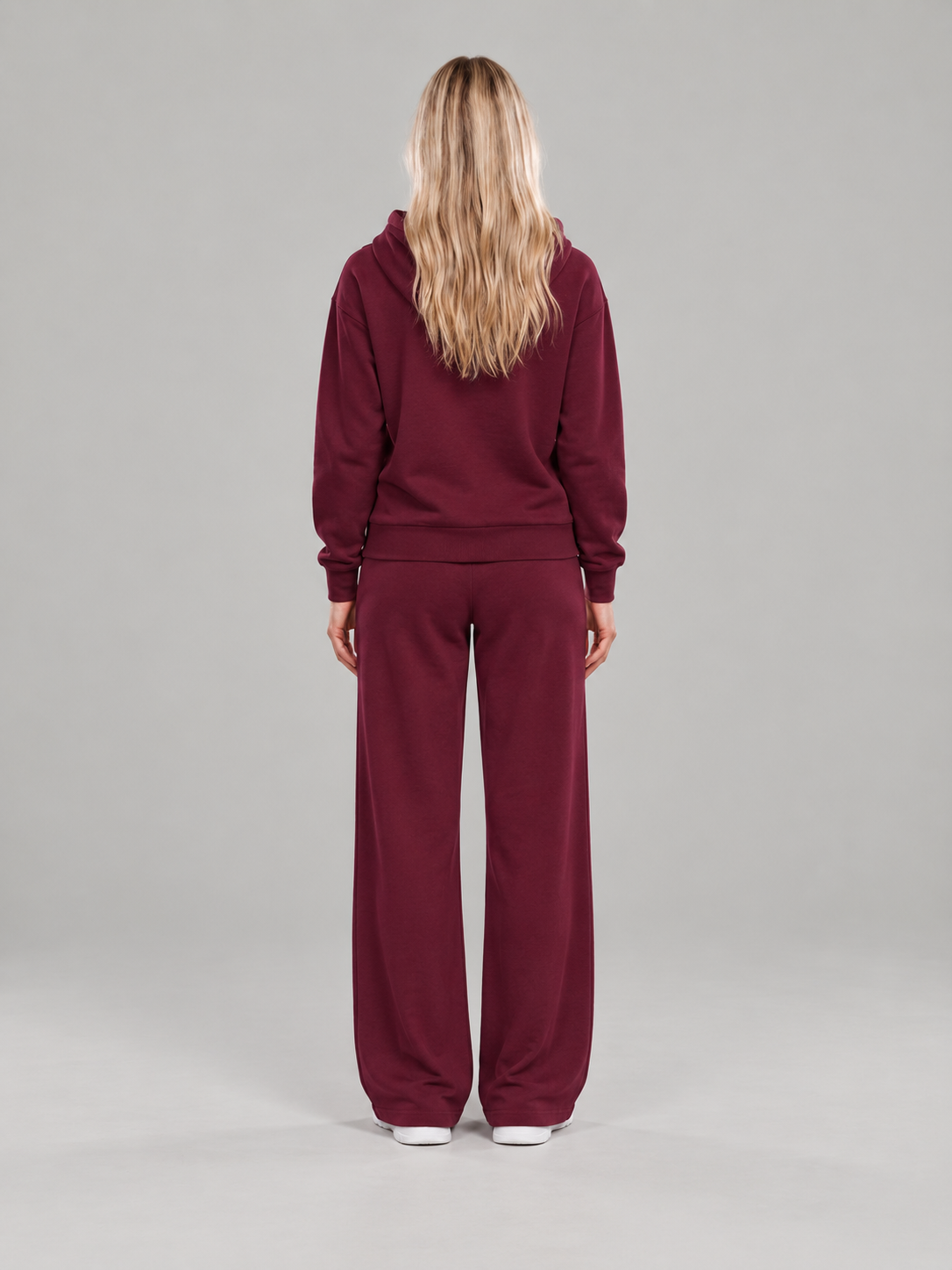 Loungeset met hoodie en wijde broek voor dames – Mirjam