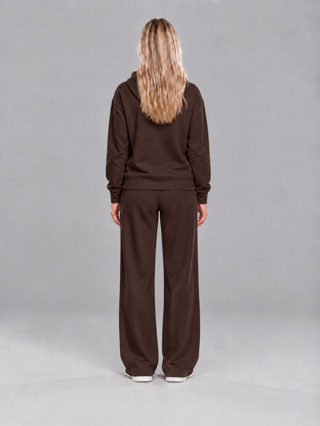 Loungeset met hoodie en wijde broek voor dames – Mirjam
