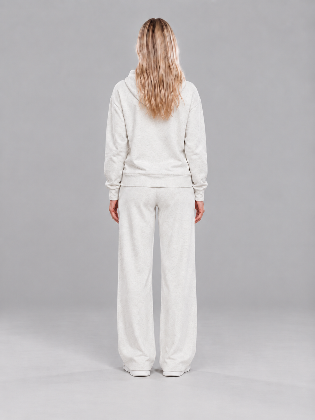 Loungeset met hoodie en wijde broek voor dames – Mirjam
