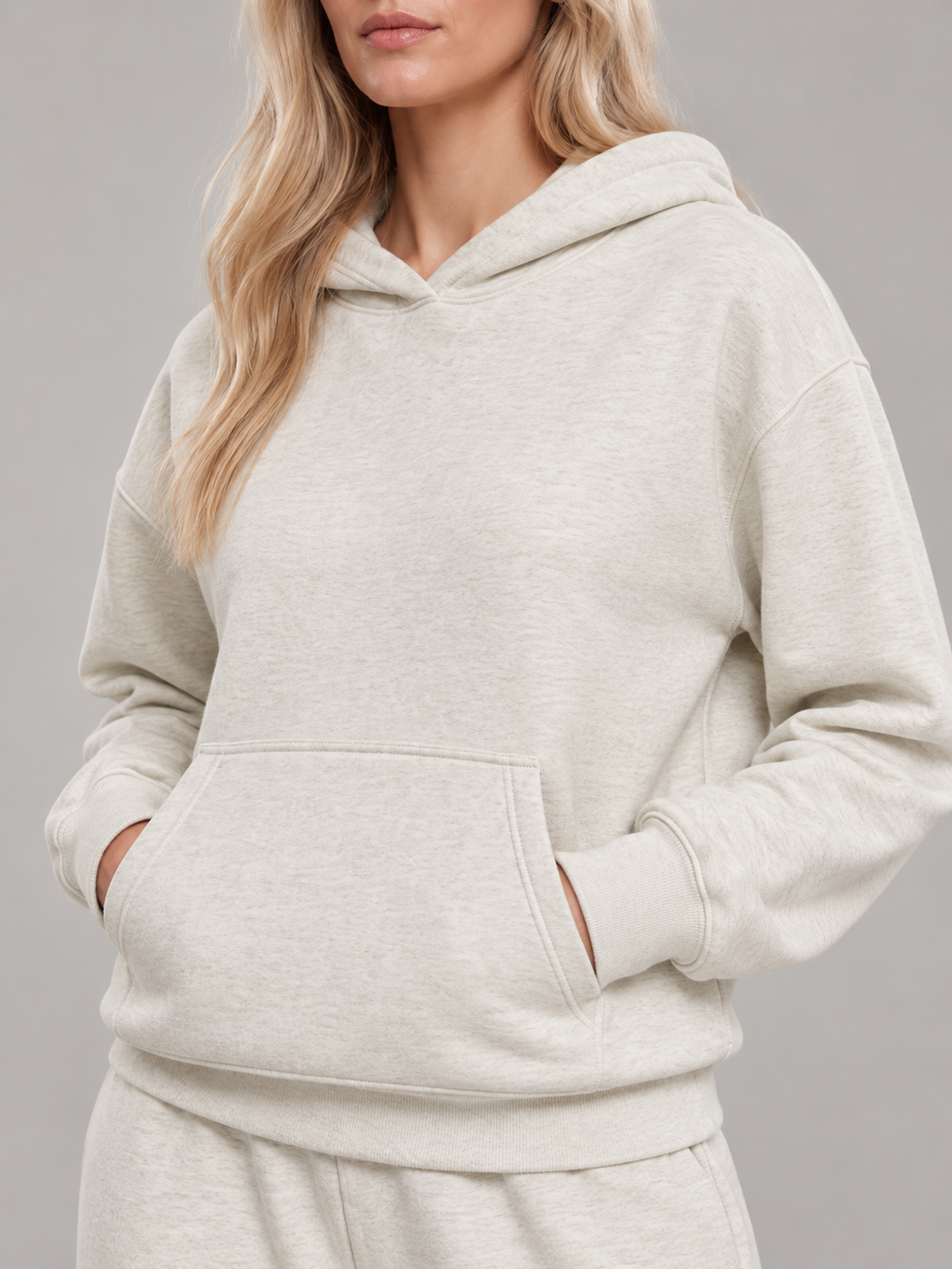 Loungeset met hoodie en wijde broek voor dames – Mirjam