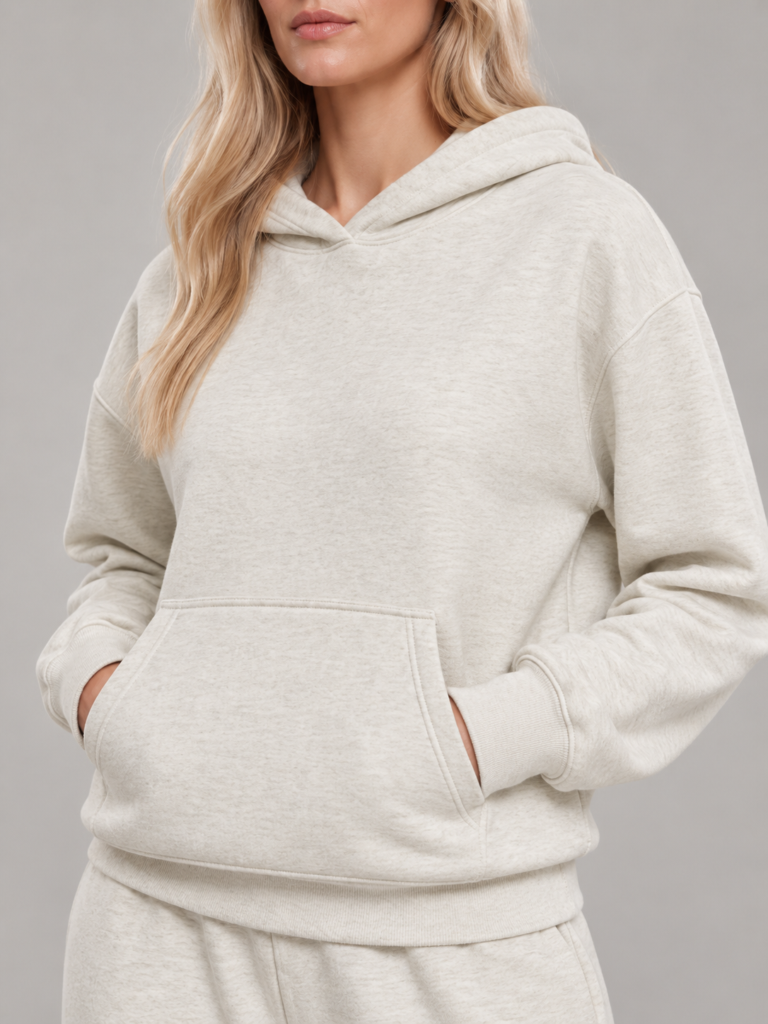 Loungeset met hoodie en wijde broek voor dames – Mirjam