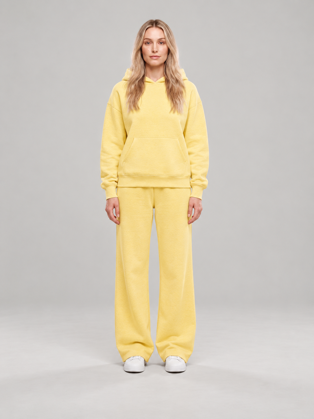 Loungeset met hoodie en wijde broek voor dames – Mirjam