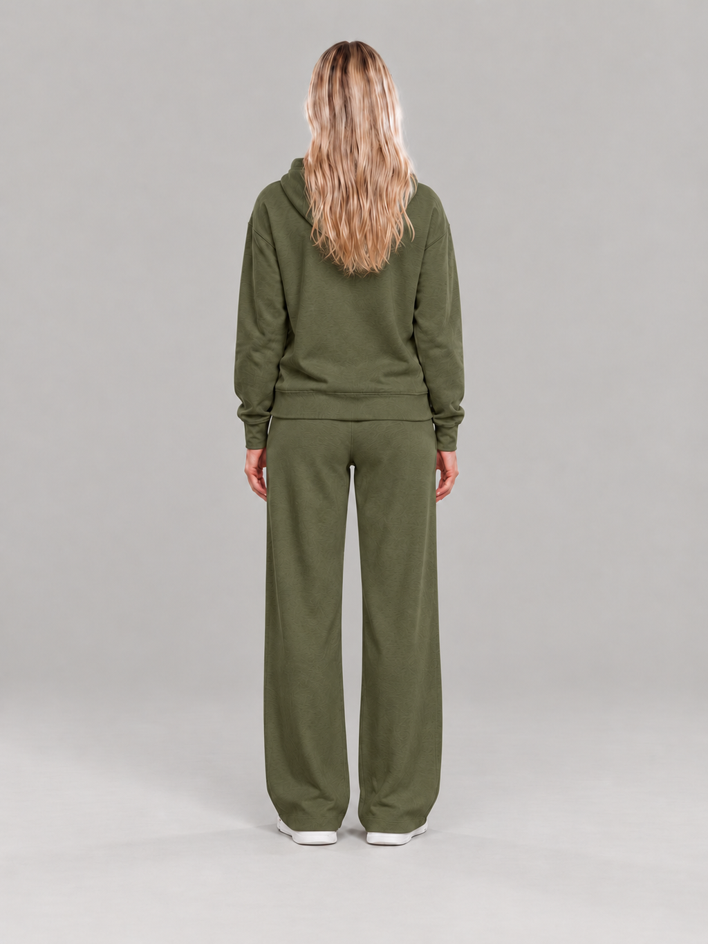 Loungeset met hoodie en wijde broek voor dames – Mirjam