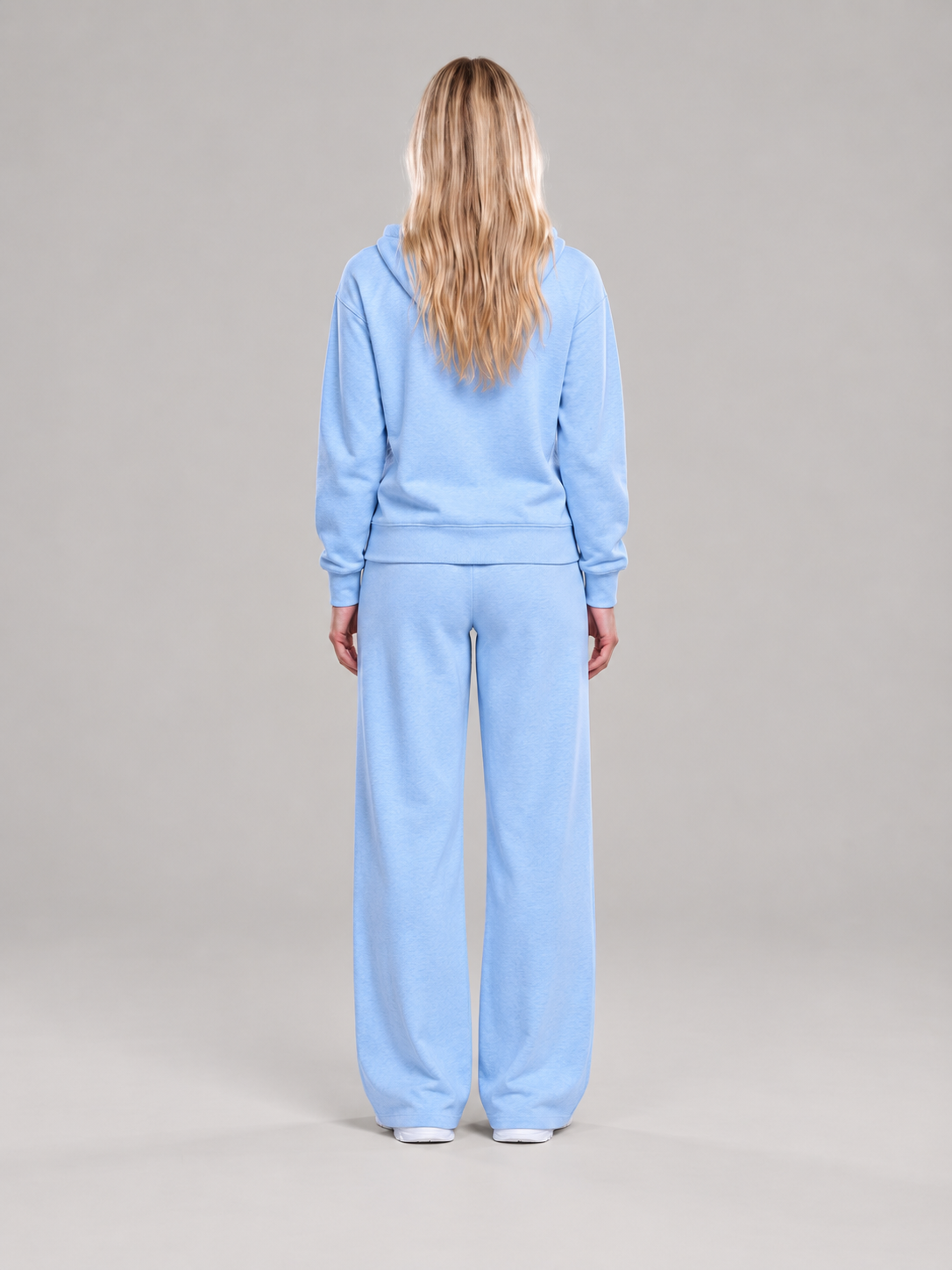 Loungeset met hoodie en wijde broek voor dames – Mirjam