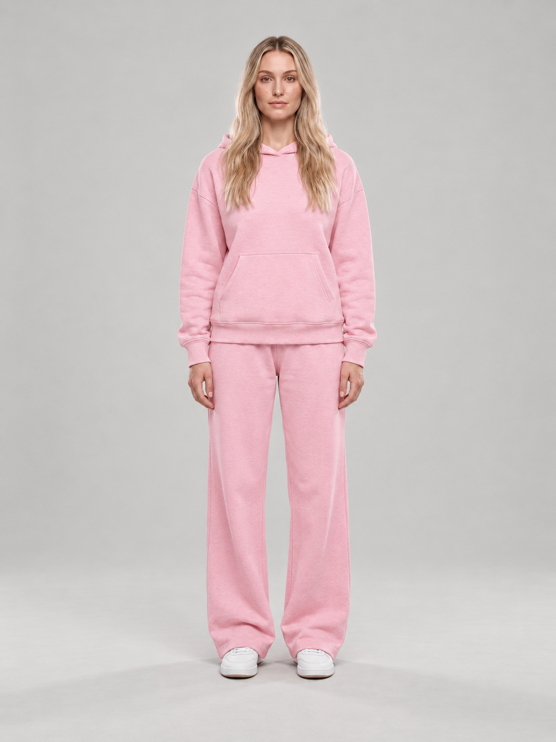 Loungeset met hoodie en wijde broek voor dames – Mirjam