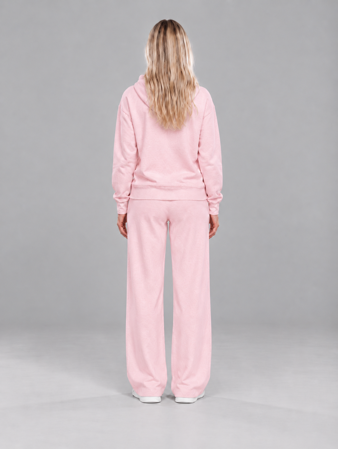 Loungeset met hoodie en wijde broek voor dames – Mirjam