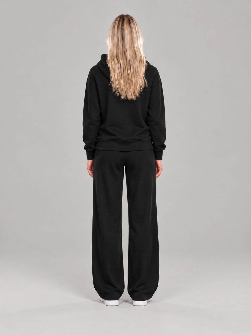 Loungeset met hoodie en wijde broek voor dames – Mirjam