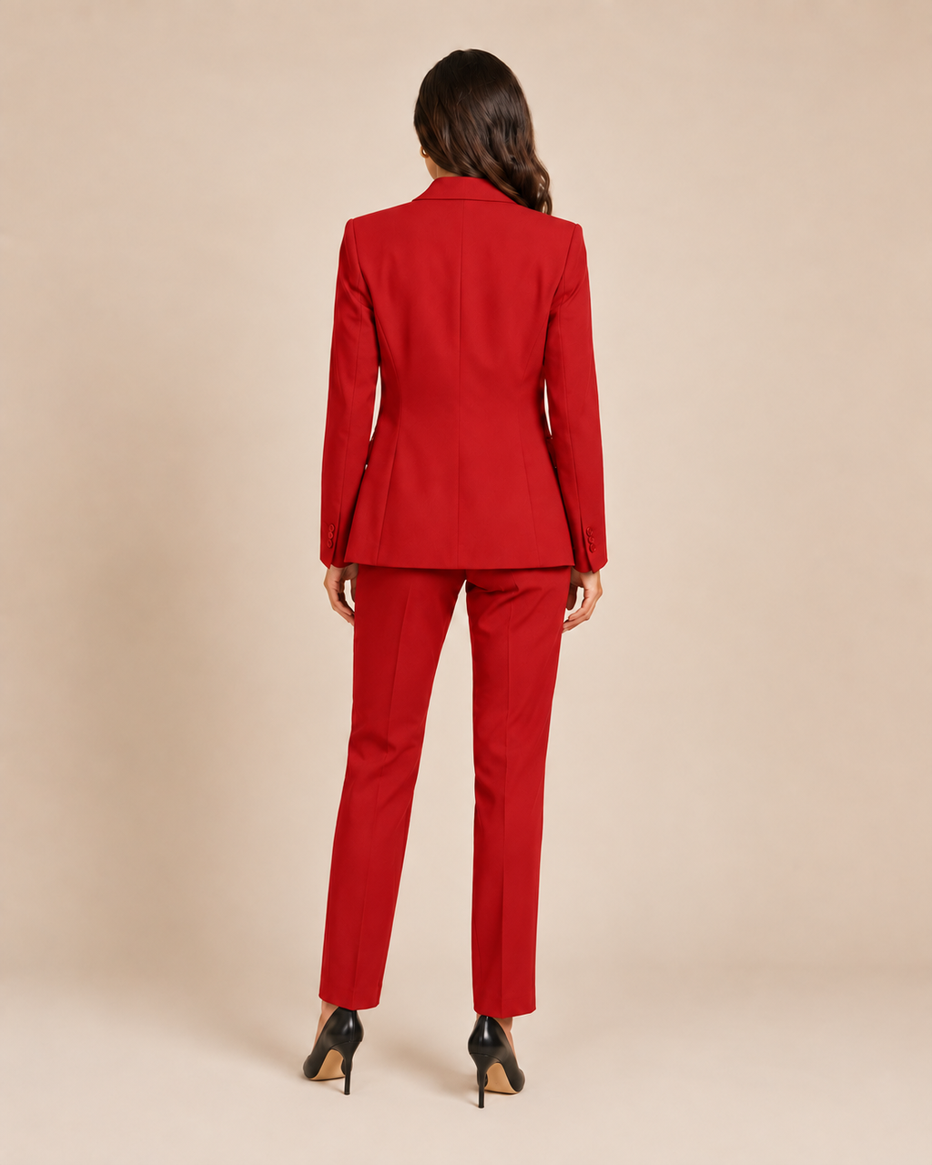 Tweedelig pak met getailleerde blazer voor dames – Nathalie