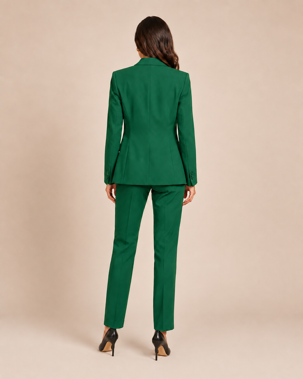 Tweedelig pak met getailleerde blazer voor dames – Nathalie