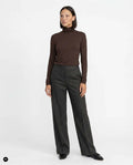 Marian Textured Pull-On Pants - Clara & Vivian