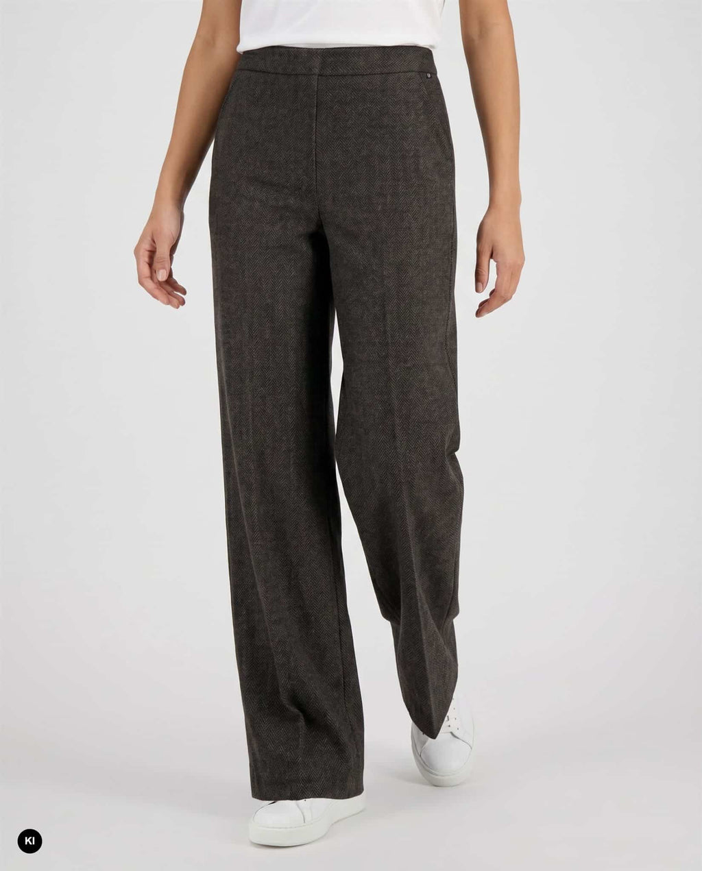 Marian Textured Pull-On Pants - Clara & Vivian