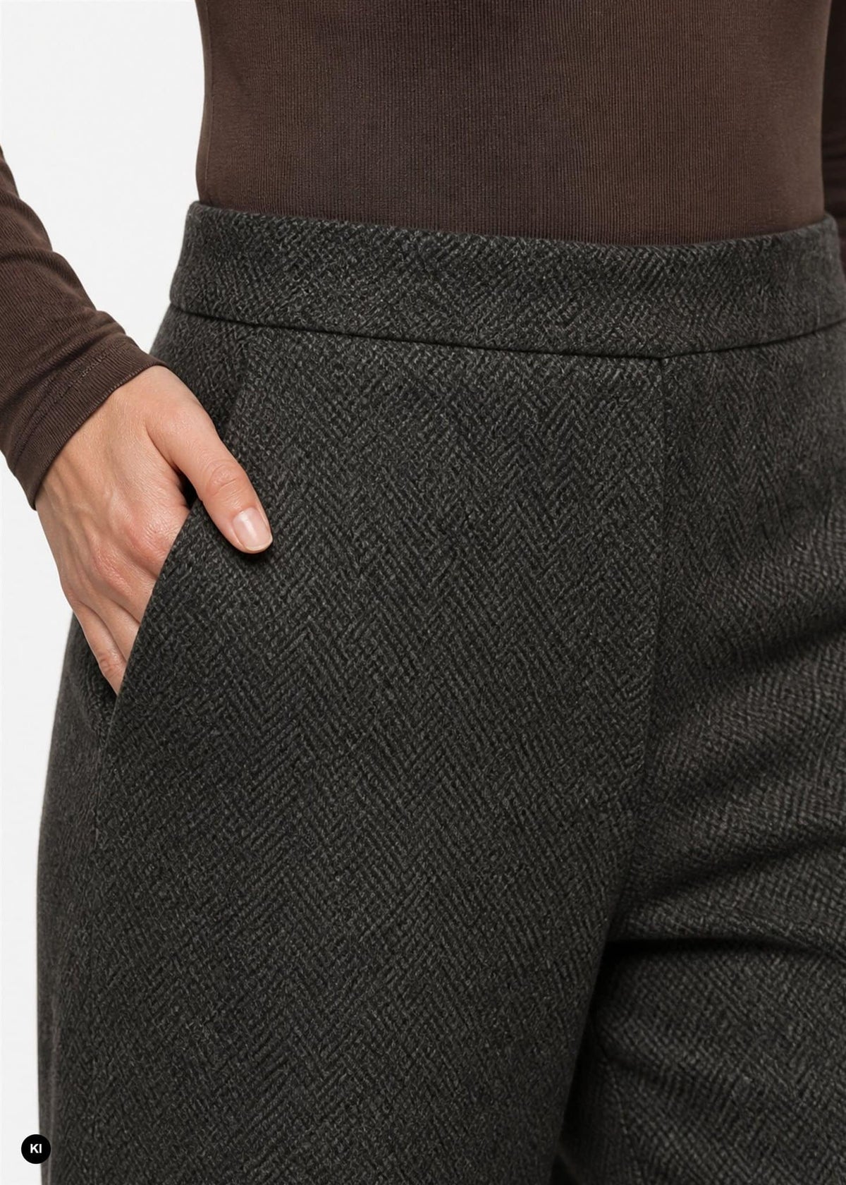 Marian Textured Pull-On Pants - Clara & Vivian