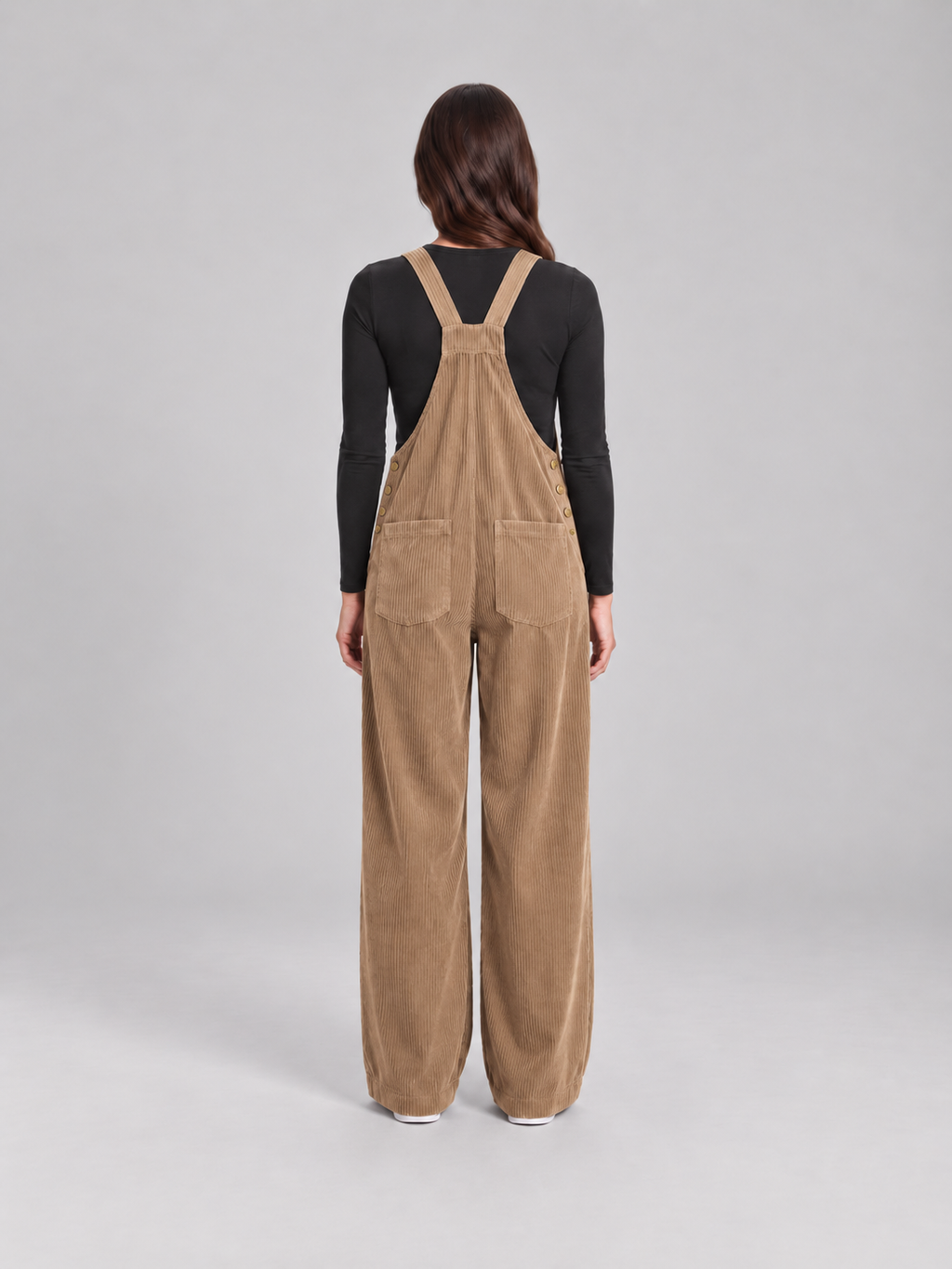 Ruime ribfluwelen tuinbroek voor dames – Wendy