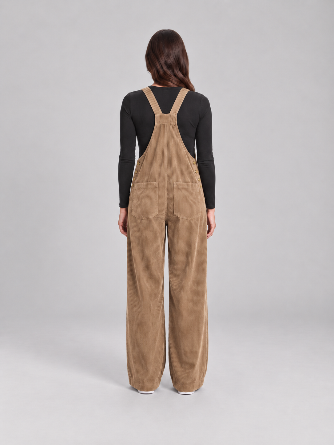 Ruime ribfluwelen tuinbroek voor dames – Wendy