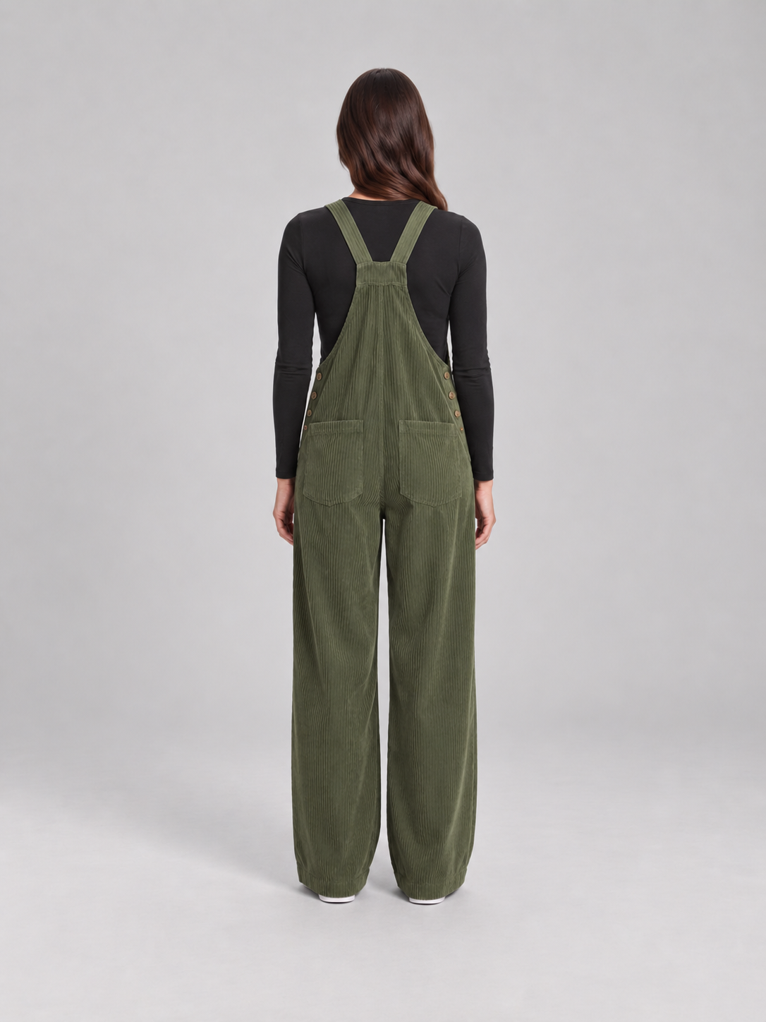 Ruime ribfluwelen tuinbroek voor dames – Wendy